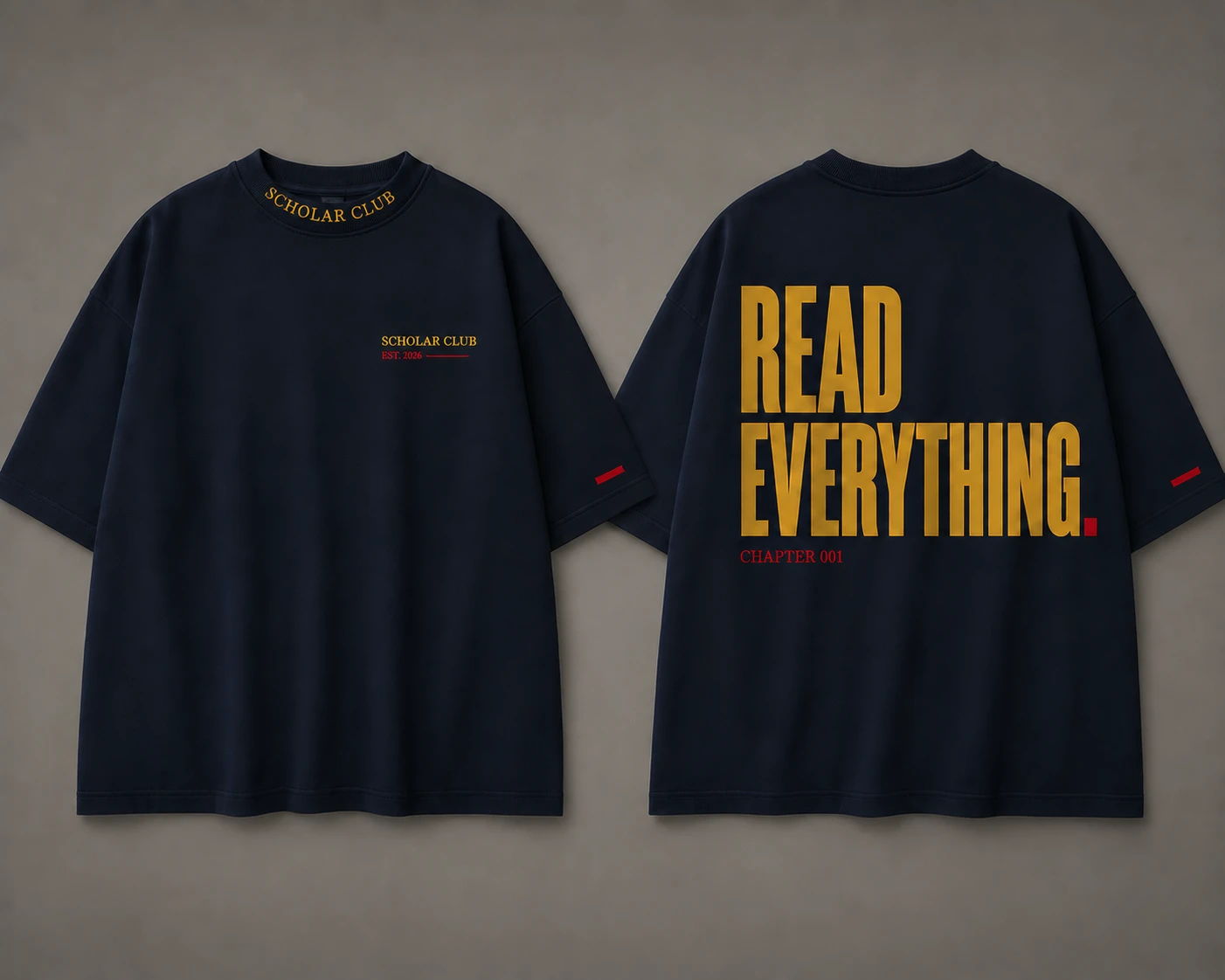 READ EVERYTHING. Heavyweight T-Shirt design concept